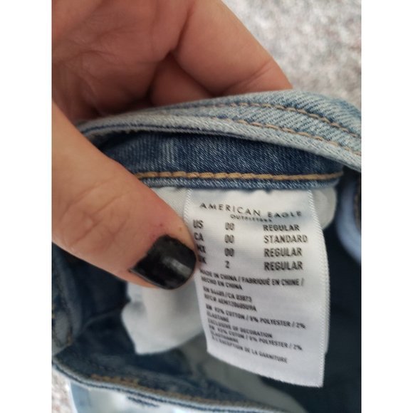 American Eagle Denim Button Down Mini Skirt - Picture 4 of 4